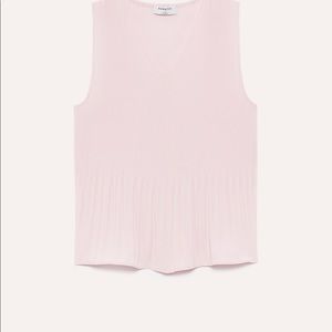 Aritzia Damien Blouse - chalk pink